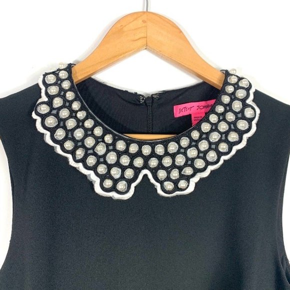 Nwt Betsey Johnson Pear Collar Cocktail Dress Women's Sz 10 - Picture 5 of 8